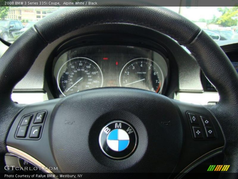 Alpine White / Black 2008 BMW 3 Series 335i Coupe