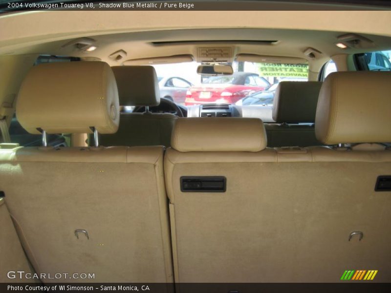 Shadow Blue Metallic / Pure Beige 2004 Volkswagen Touareg V8