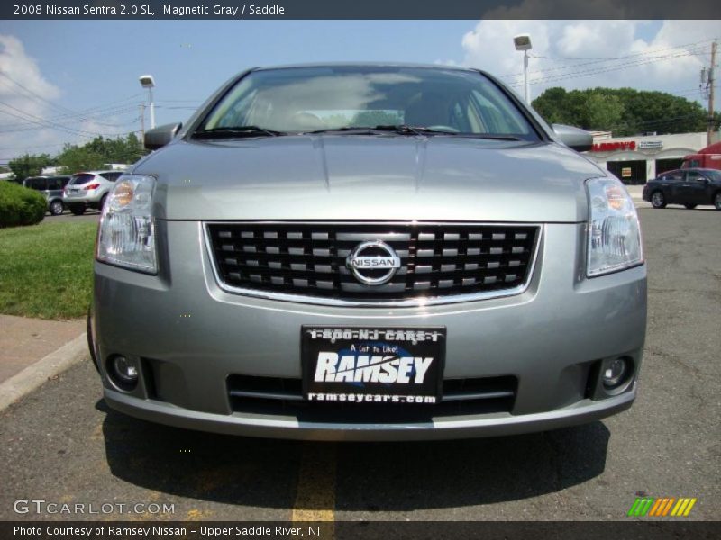 Magnetic Gray / Saddle 2008 Nissan Sentra 2.0 SL