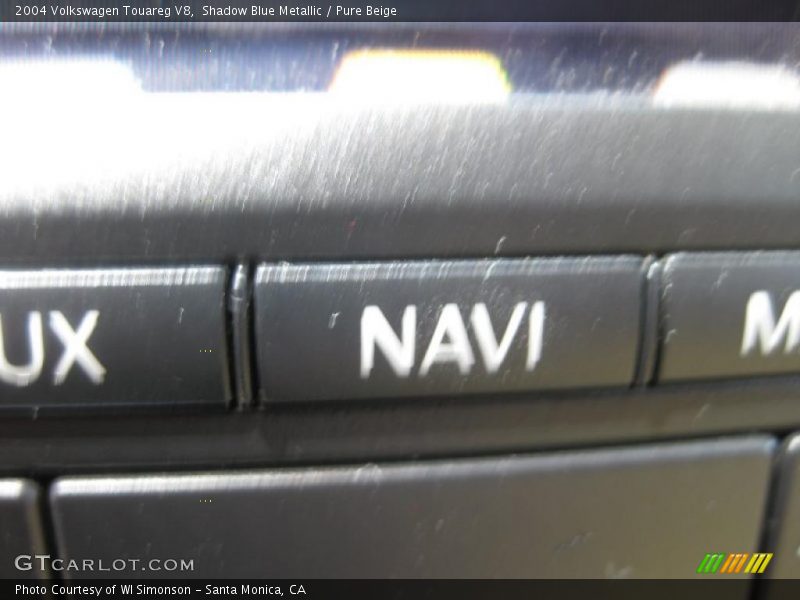 Shadow Blue Metallic / Pure Beige 2004 Volkswagen Touareg V8