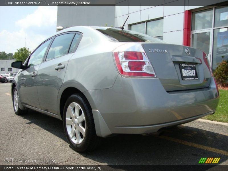 Magnetic Gray / Saddle 2008 Nissan Sentra 2.0 SL