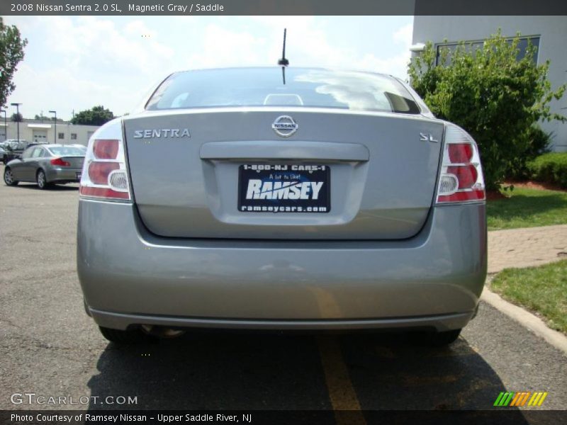 Magnetic Gray / Saddle 2008 Nissan Sentra 2.0 SL