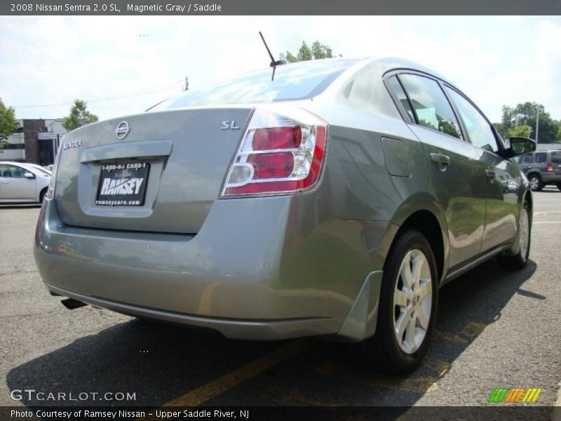 Magnetic Gray / Saddle 2008 Nissan Sentra 2.0 SL