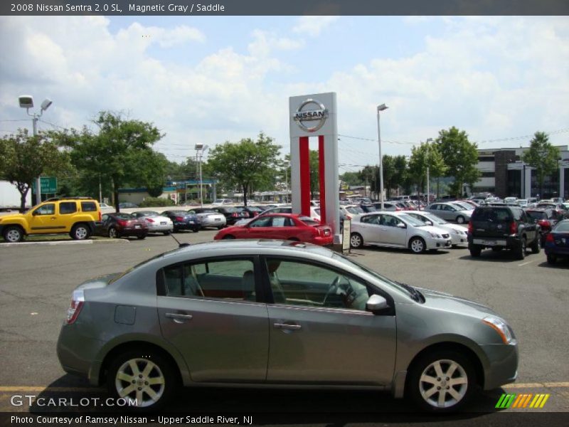 Magnetic Gray / Saddle 2008 Nissan Sentra 2.0 SL