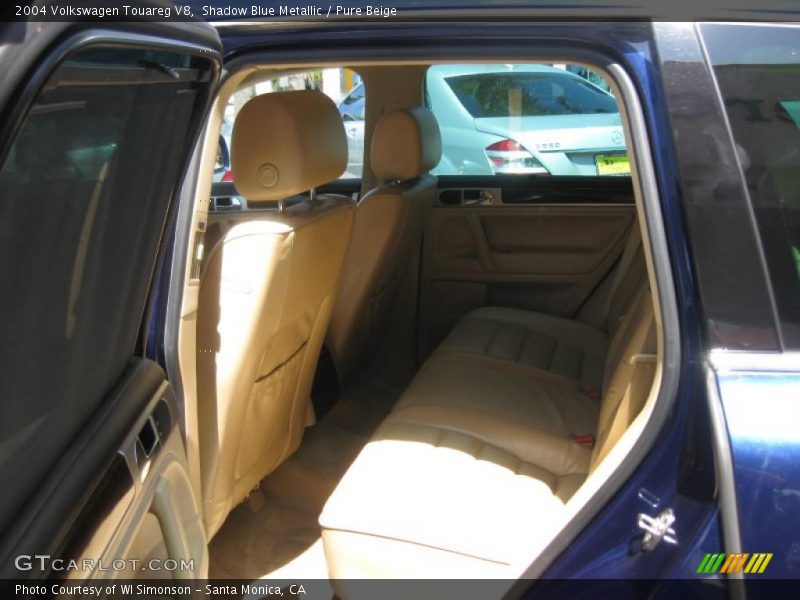 Shadow Blue Metallic / Pure Beige 2004 Volkswagen Touareg V8