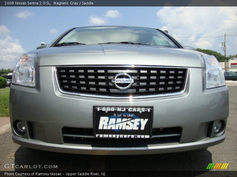 Magnetic Gray / Saddle 2008 Nissan Sentra 2.0 SL