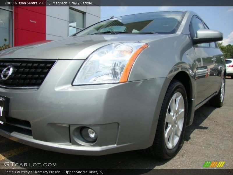 Magnetic Gray / Saddle 2008 Nissan Sentra 2.0 SL