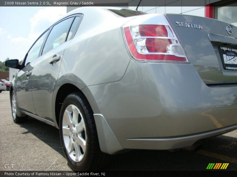 Magnetic Gray / Saddle 2008 Nissan Sentra 2.0 SL