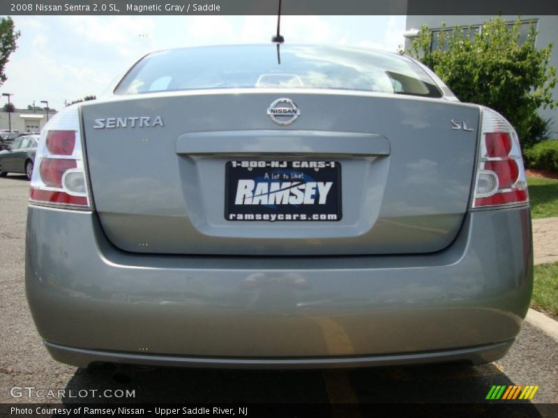 Magnetic Gray / Saddle 2008 Nissan Sentra 2.0 SL
