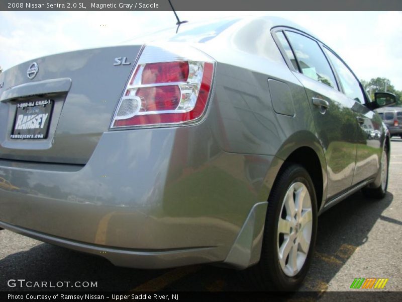 Magnetic Gray / Saddle 2008 Nissan Sentra 2.0 SL