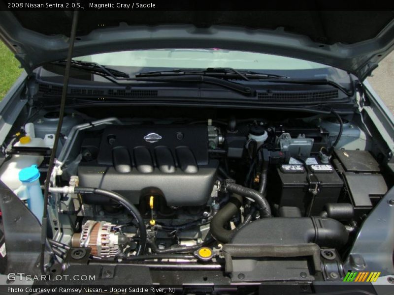 Magnetic Gray / Saddle 2008 Nissan Sentra 2.0 SL