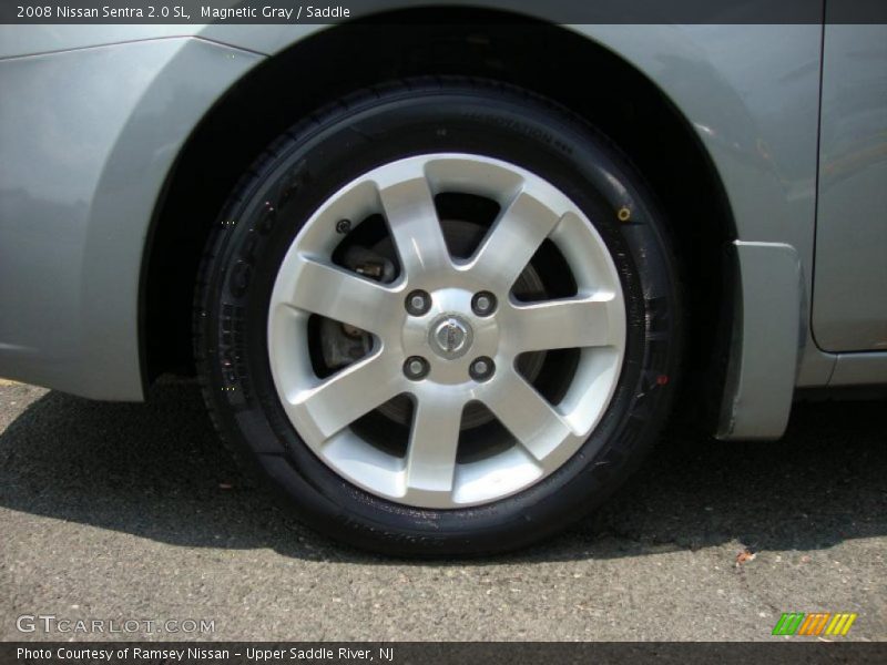 Magnetic Gray / Saddle 2008 Nissan Sentra 2.0 SL