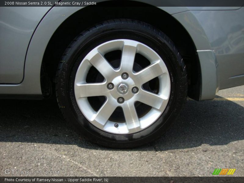 Magnetic Gray / Saddle 2008 Nissan Sentra 2.0 SL