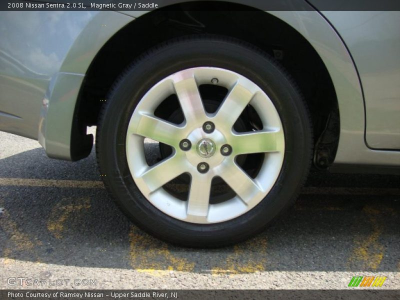 Magnetic Gray / Saddle 2008 Nissan Sentra 2.0 SL