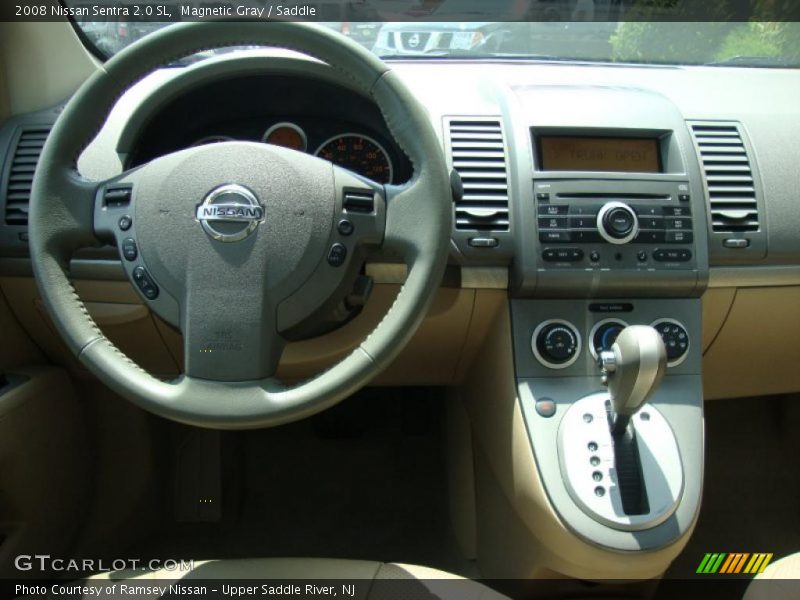 Magnetic Gray / Saddle 2008 Nissan Sentra 2.0 SL