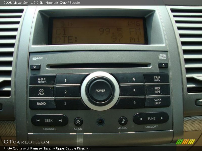Magnetic Gray / Saddle 2008 Nissan Sentra 2.0 SL