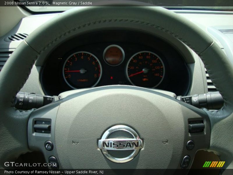 Magnetic Gray / Saddle 2008 Nissan Sentra 2.0 SL