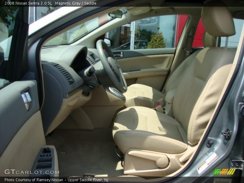Magnetic Gray / Saddle 2008 Nissan Sentra 2.0 SL