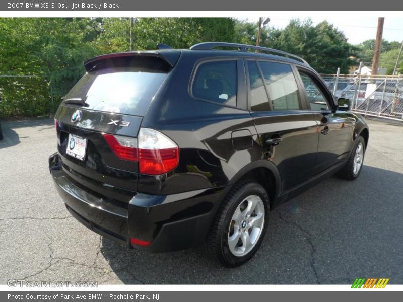 Jet Black / Black 2007 BMW X3 3.0si