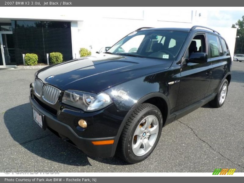 Jet Black / Black 2007 BMW X3 3.0si