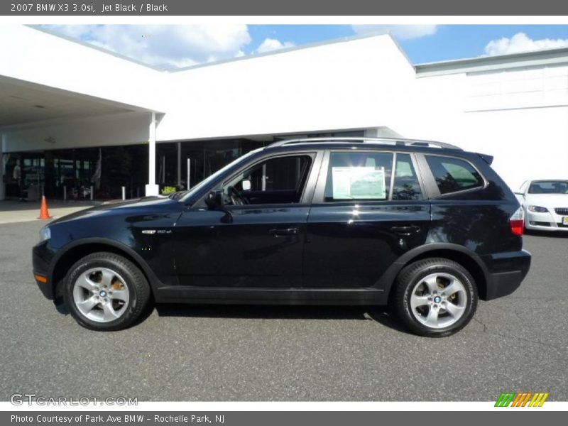 Jet Black / Black 2007 BMW X3 3.0si