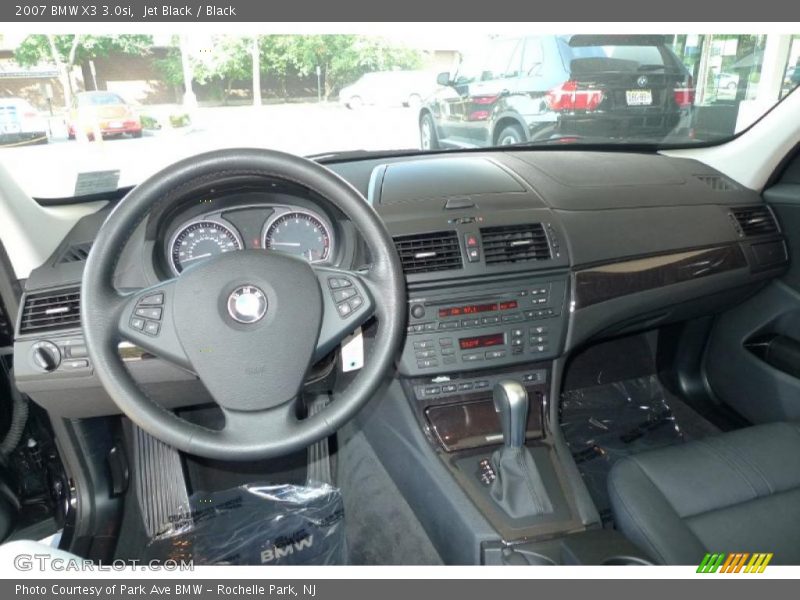 Jet Black / Black 2007 BMW X3 3.0si
