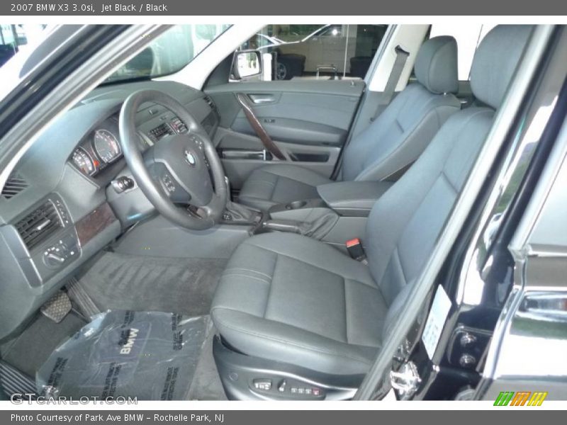 Jet Black / Black 2007 BMW X3 3.0si