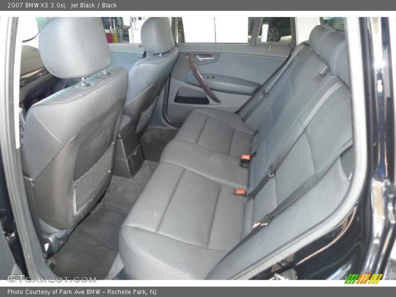 Jet Black / Black 2007 BMW X3 3.0si