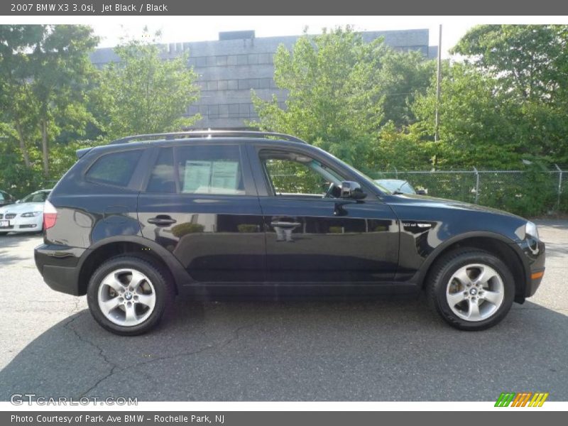 Jet Black / Black 2007 BMW X3 3.0si