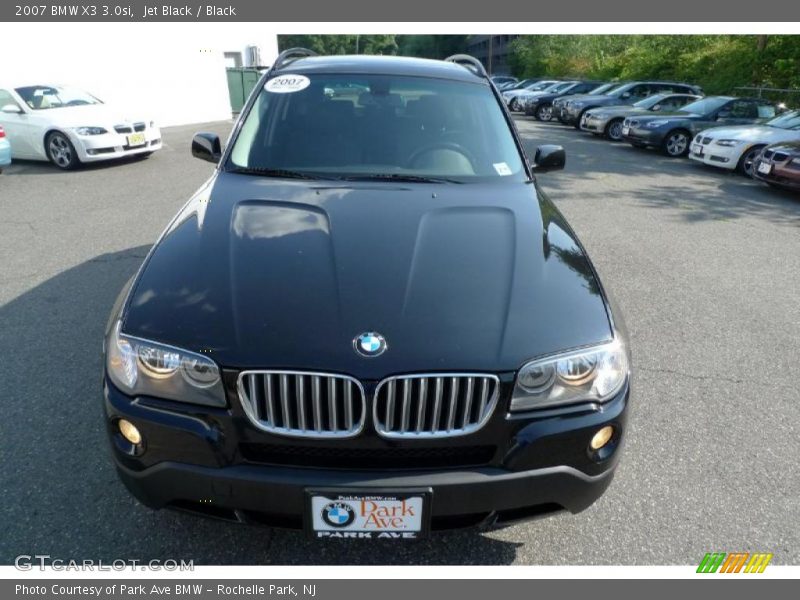 Jet Black / Black 2007 BMW X3 3.0si