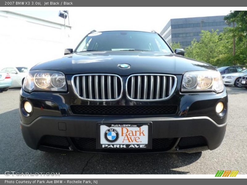 Jet Black / Black 2007 BMW X3 3.0si