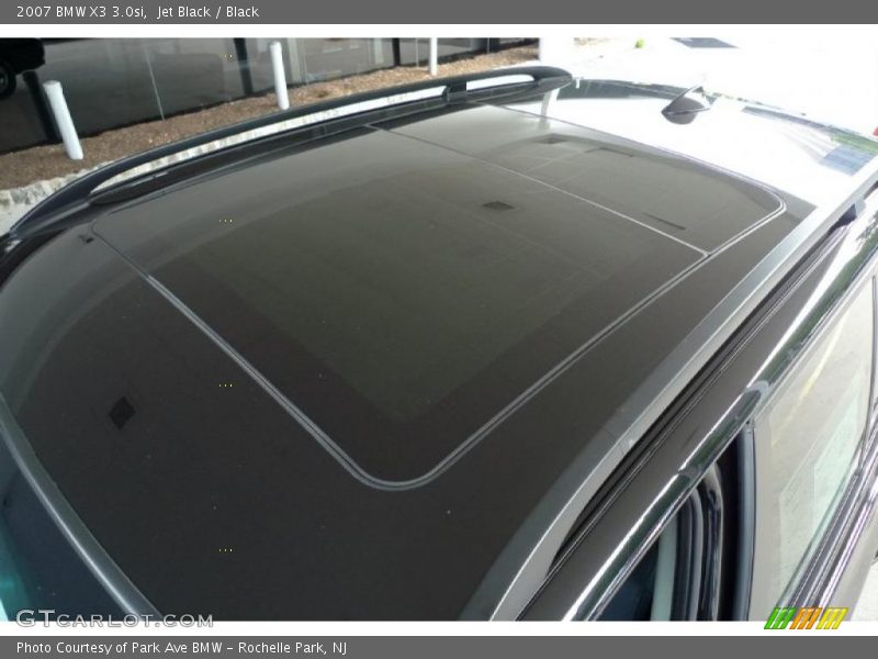 Jet Black / Black 2007 BMW X3 3.0si