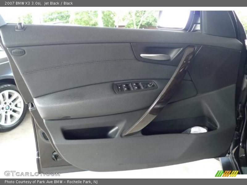 Jet Black / Black 2007 BMW X3 3.0si