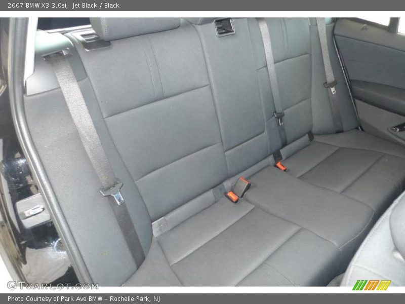 Jet Black / Black 2007 BMW X3 3.0si