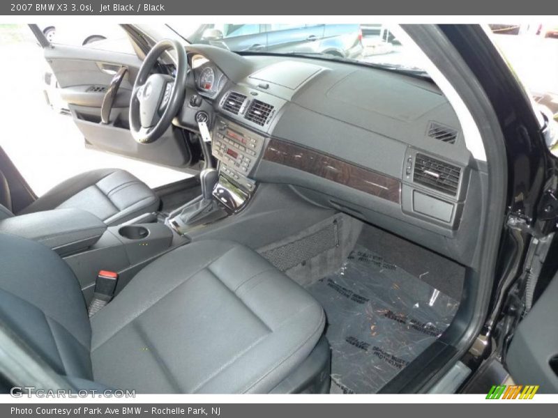 Jet Black / Black 2007 BMW X3 3.0si