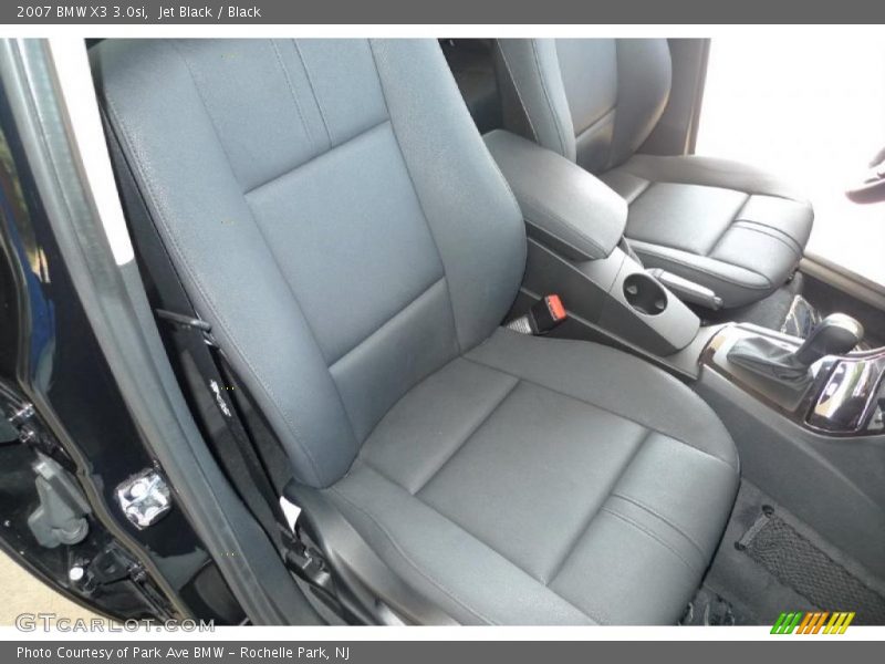 Jet Black / Black 2007 BMW X3 3.0si