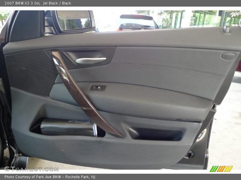 Jet Black / Black 2007 BMW X3 3.0si