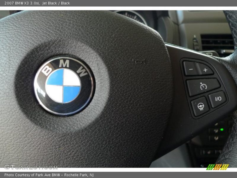 Jet Black / Black 2007 BMW X3 3.0si
