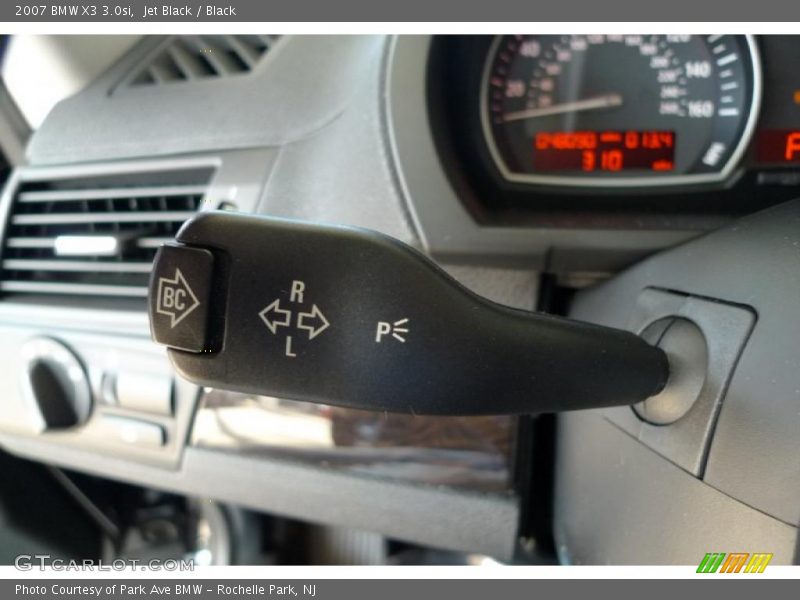 Jet Black / Black 2007 BMW X3 3.0si