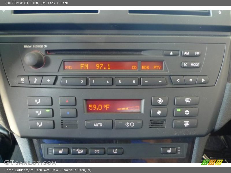 Jet Black / Black 2007 BMW X3 3.0si