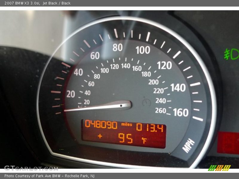 Jet Black / Black 2007 BMW X3 3.0si