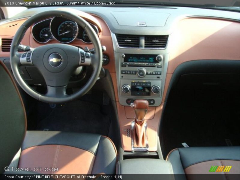 Summit White / Ebony/Brick 2010 Chevrolet Malibu LTZ Sedan