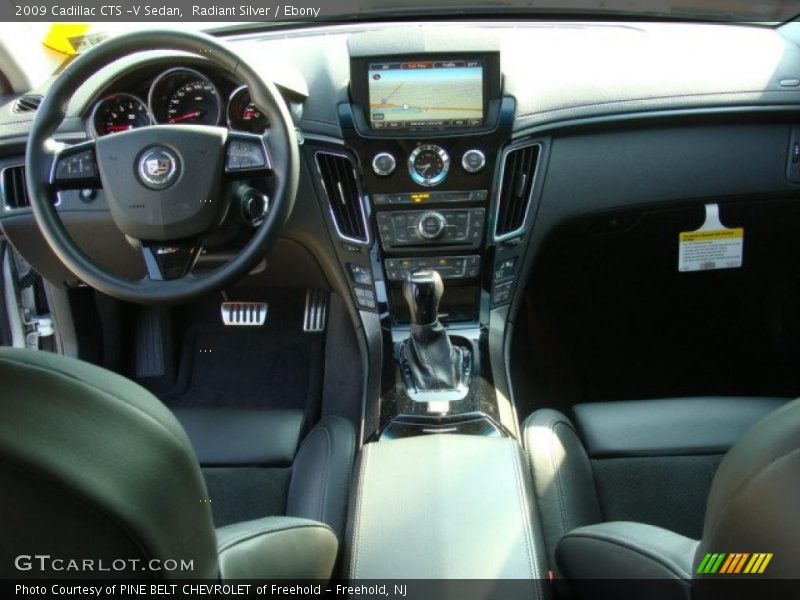 Radiant Silver / Ebony 2009 Cadillac CTS -V Sedan