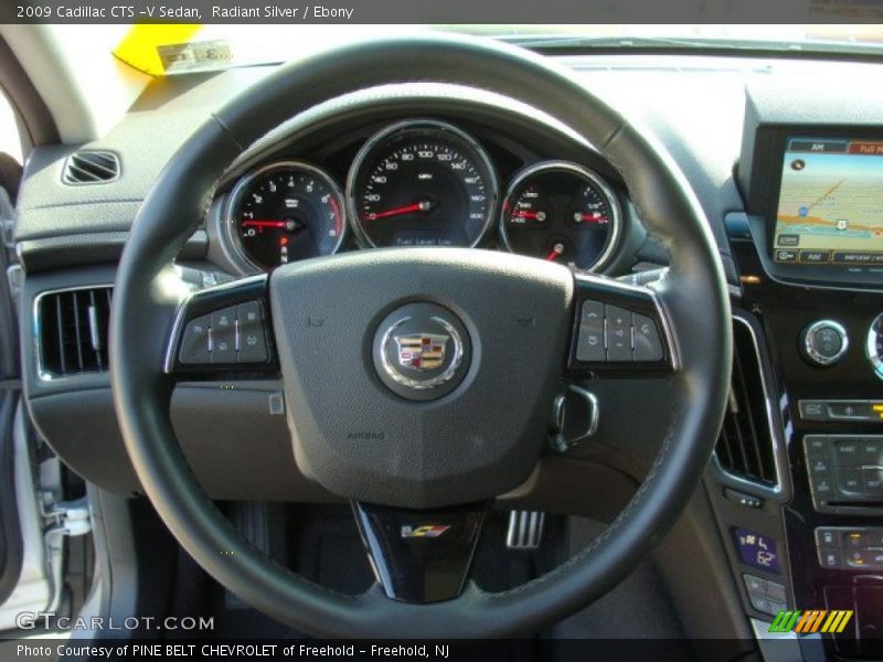 Radiant Silver / Ebony 2009 Cadillac CTS -V Sedan