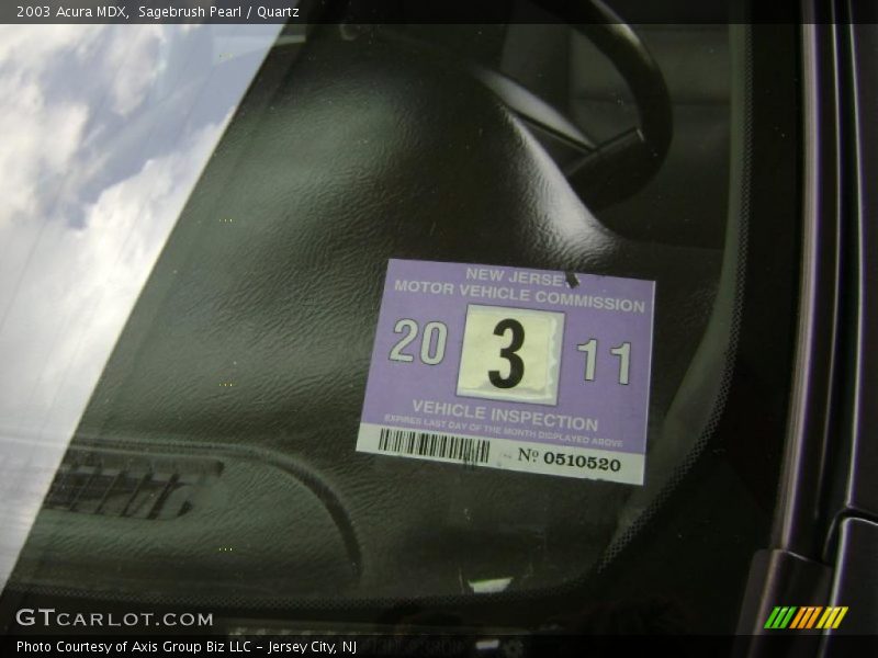 Sagebrush Pearl / Quartz 2003 Acura MDX