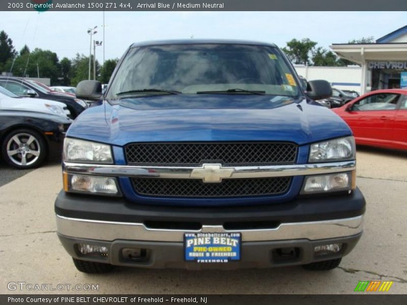 Arrival Blue / Medium Neutral 2003 Chevrolet Avalanche 1500 Z71 4x4