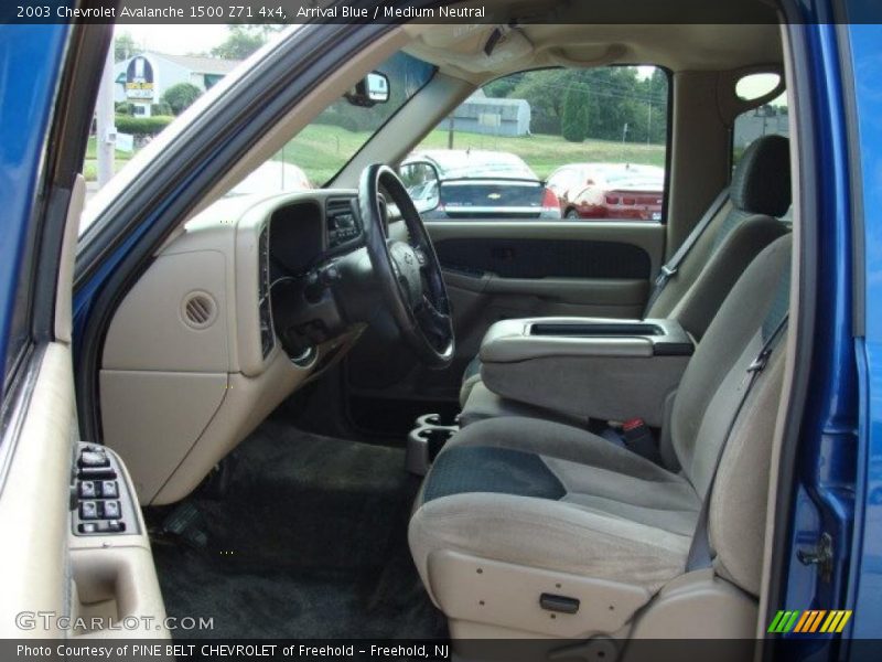 Arrival Blue / Medium Neutral 2003 Chevrolet Avalanche 1500 Z71 4x4