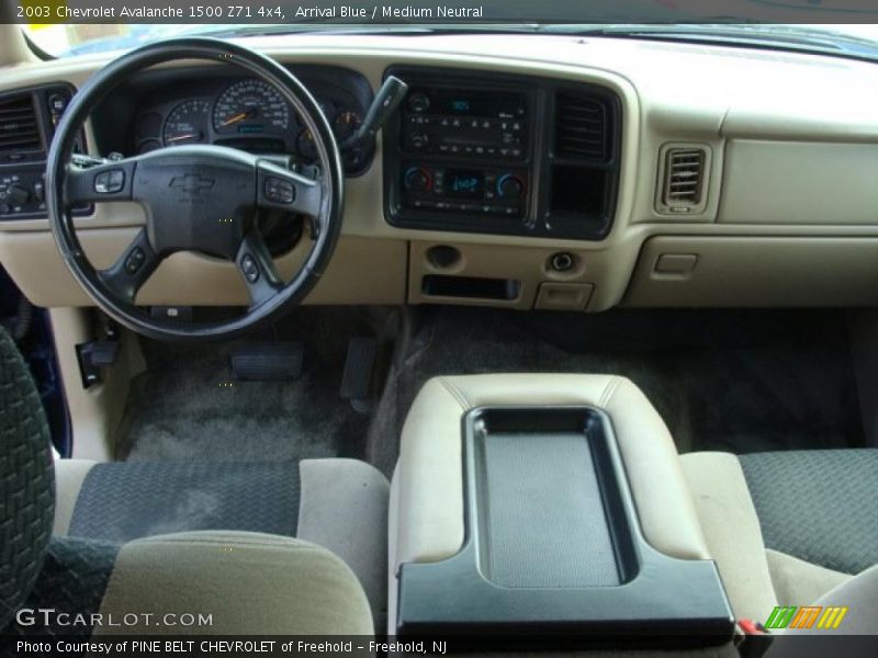 Arrival Blue / Medium Neutral 2003 Chevrolet Avalanche 1500 Z71 4x4