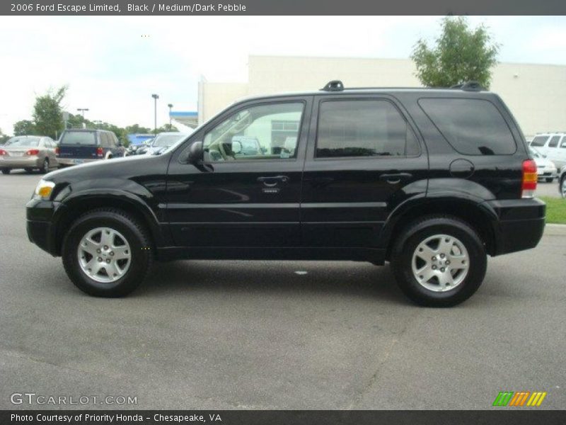 Black / Medium/Dark Pebble 2006 Ford Escape Limited
