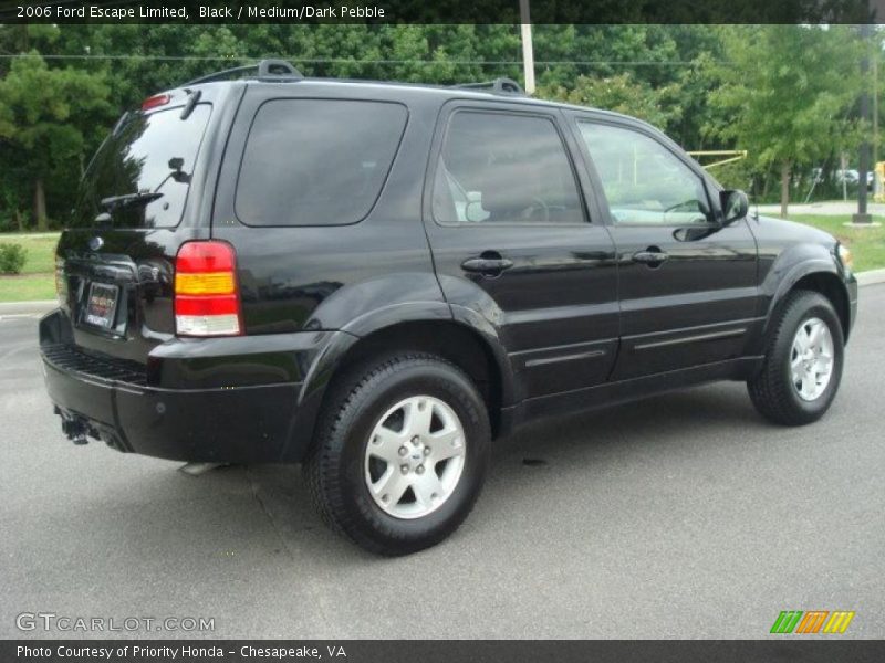 Black / Medium/Dark Pebble 2006 Ford Escape Limited